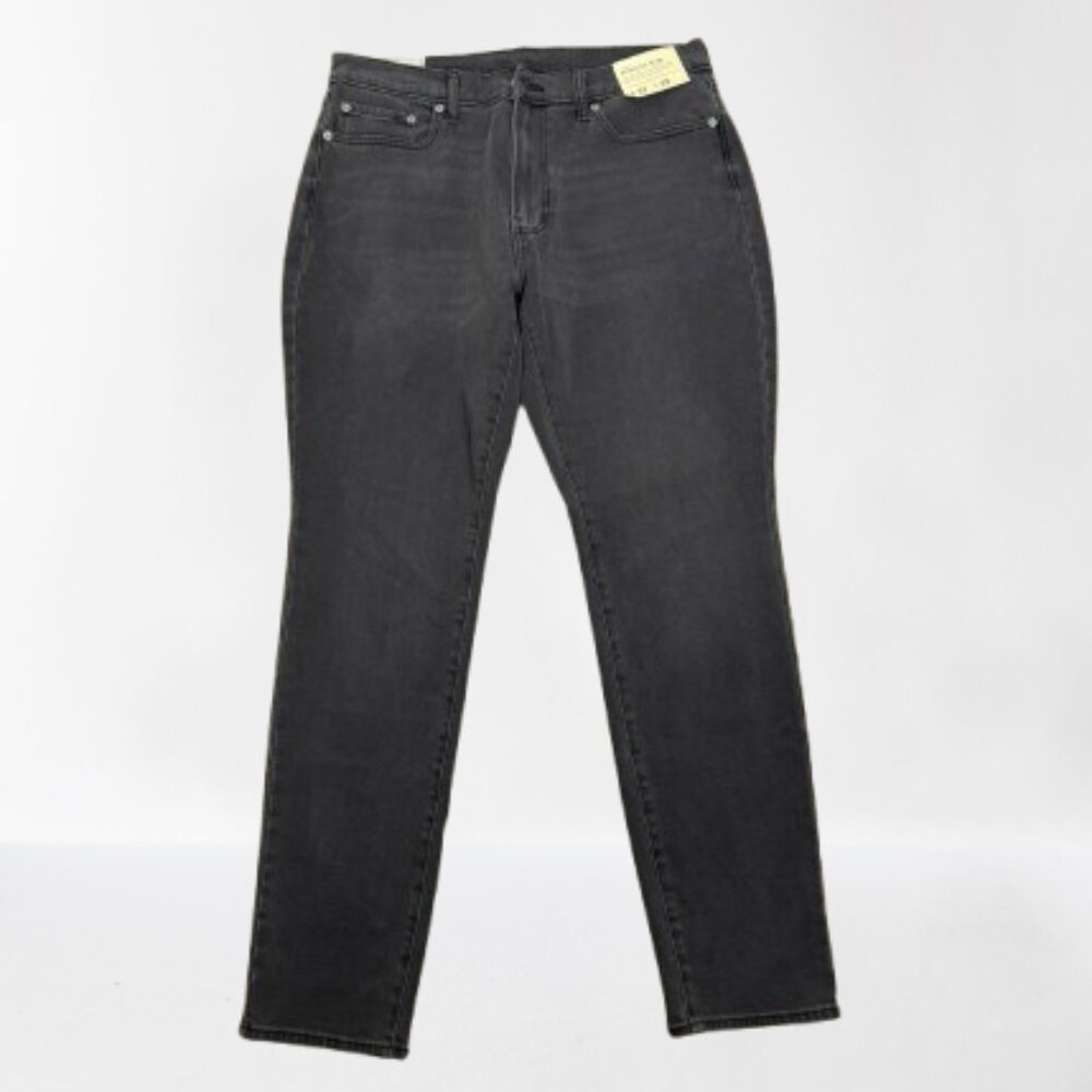 Abercrombie & Fitch NEW Men's Athletic Slim Gray Jeans 34x32